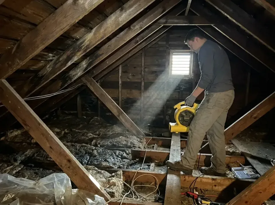 attic-water-damage-drying-proc-007 — frequently asked questions, Emergency Water Extraction & 24/7 Flood Response in Brookla…